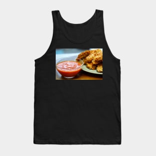 Chicken crisps with sauce Tank Top